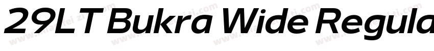 29LT Bukra Wide Regular字体转换